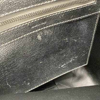 Celine Tote Bag Excellent Condition Vertical Cabas Small Silver Leather