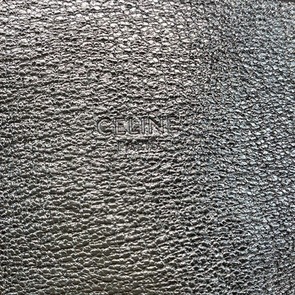 Celine Tote Bag Excellent Condition Vertical Cabas Small Silver Leather