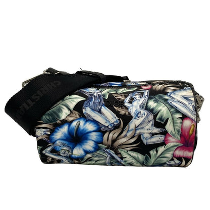 Dior Homme Shoulder Bag Excellent Condition Black X Light Blue X Multi