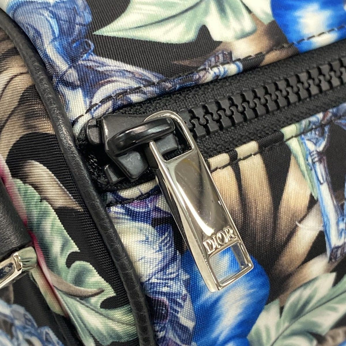 Dior Homme Shoulder Bag Excellent Condition Black X Light Blue X Multi