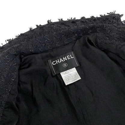Chanel Jacket Size 34 S Women - P25975 Black and White Long Sleeves Spring and
