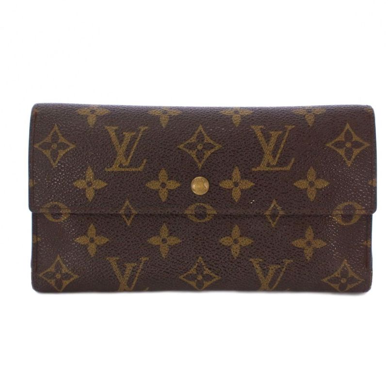 Louis Vuitton Porte Trésor International Monogram Long Wallet Trifold M61215 KH