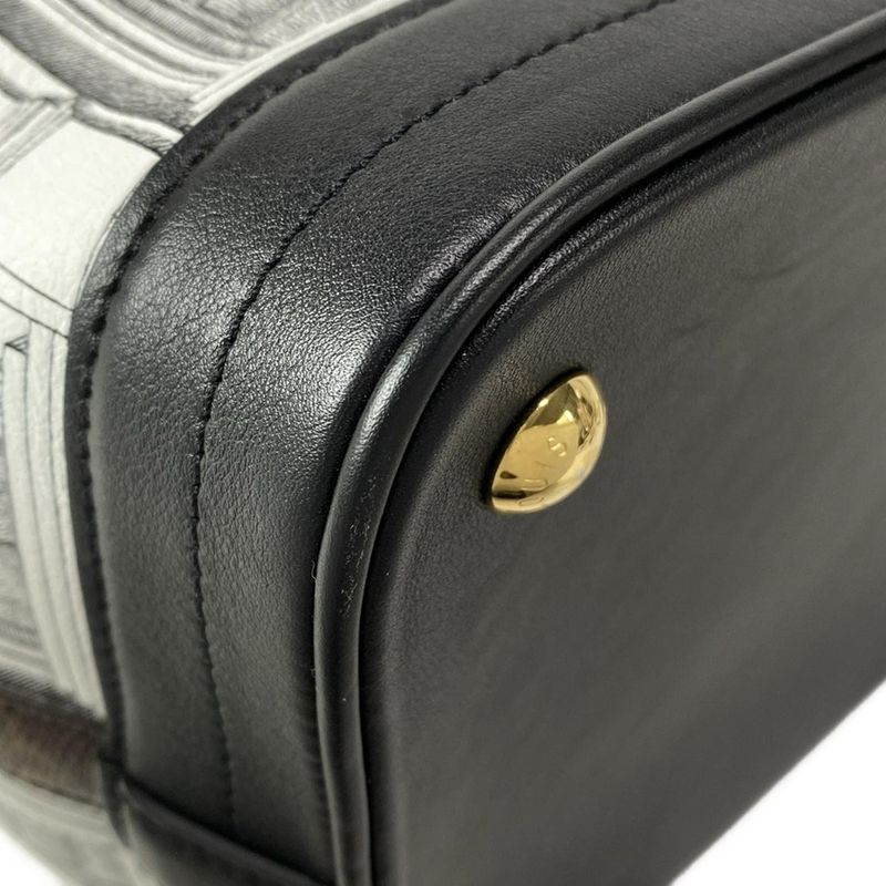 Louis Vuitton Shoulder Bag LV X Fornasetti Noe MM M59105 White and Black