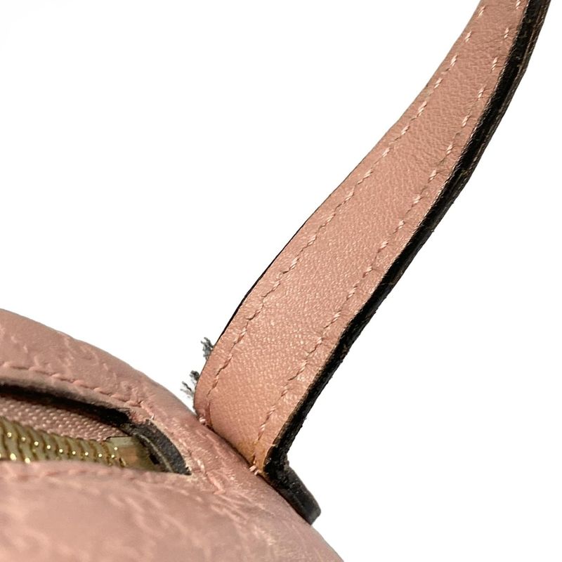 Gucci Shoulder Bag Bree Micro Gucci Guccissima 449413 Pink Leather