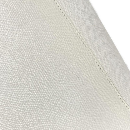 Celine Tote Bag Bertical Cabas Small White Leather