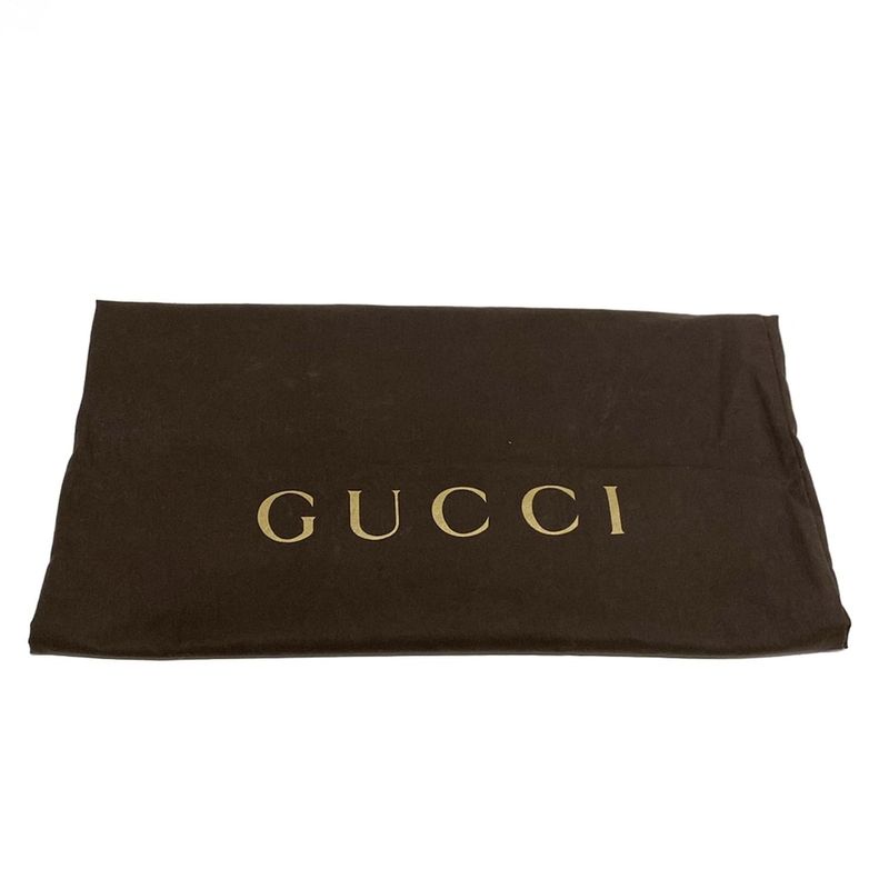 Gucci Tote Bag GG Pattern 296874 Beige Dark Brown and Black Studs Leather