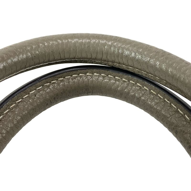 Celine Handbag Luggage Nano Shopper Gray Beige