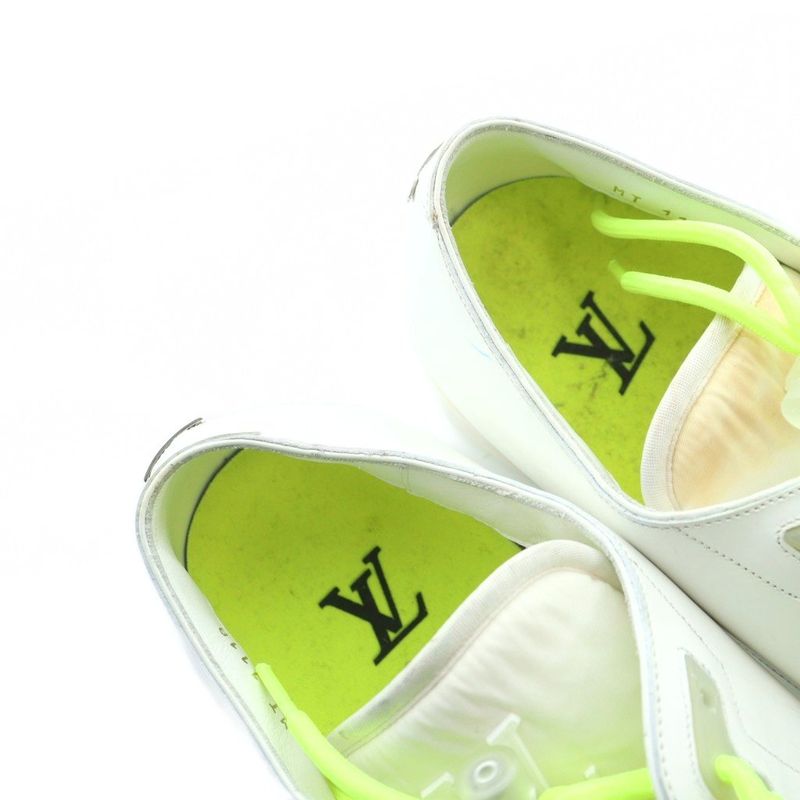 Louis Vuitton Mt1118 LV Formal Line Derby Shoes Dress Shoes Logo Leather 6 25cm