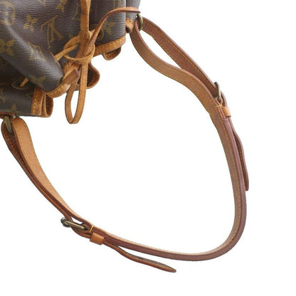 Louis Vuitton Noe Monogram Shoulder Bag Tote One Shoulder PVC Leather Draw String