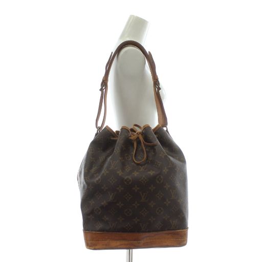 Louis Vuitton Noe Monogram Shoulder Bag Tote One Shoulder PVC Leather Draw String