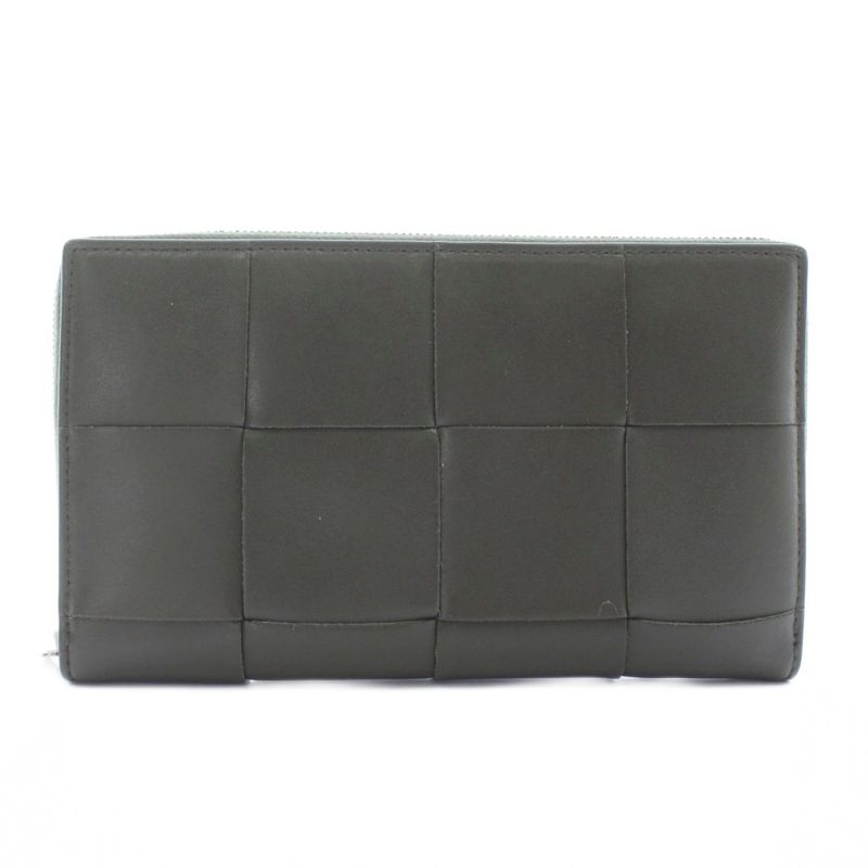 Bottega Veneta Cassette Zip-Around Wallet Long Wallet Cowhide Calfleather Maxi