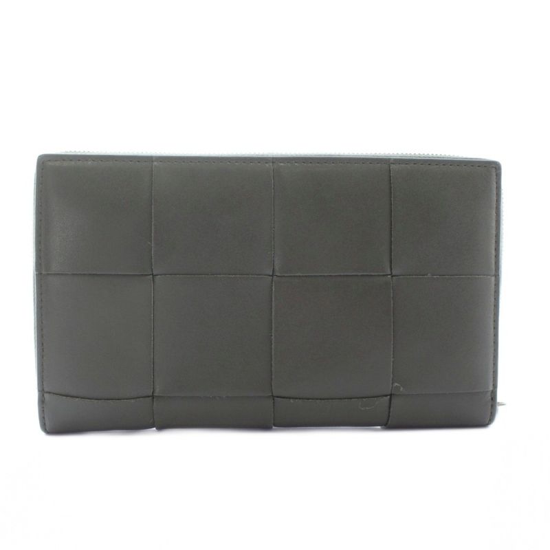 Bottega Veneta Cassette Zip-Around Wallet Long Wallet Cowhide Calfleather Maxi