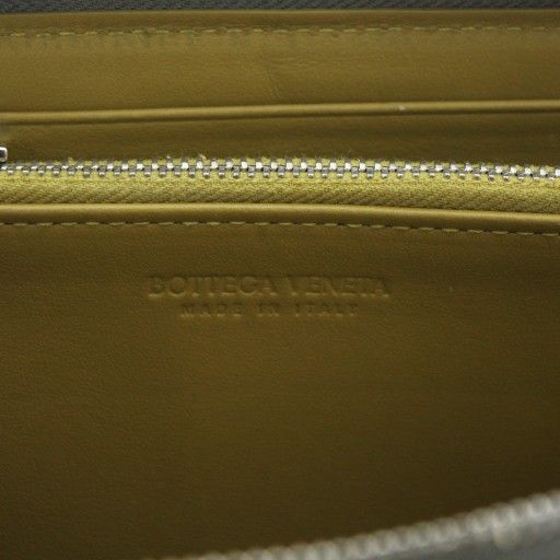 Bottega Veneta Cassette Zip-Around Wallet Long Wallet Cowhide Calfleather Maxi