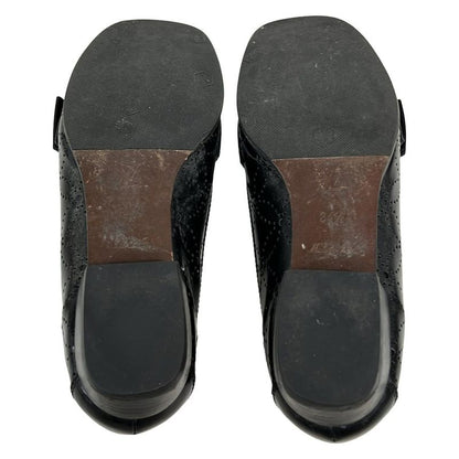 Louis Vuitton Loafers 34 1 2 Women - Black Perforated Outsole Reupholstered