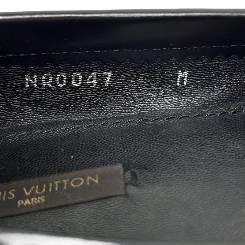 Louis Vuitton Loafers 34 1 2 Women - Black Perforated Outsole Reupholstered