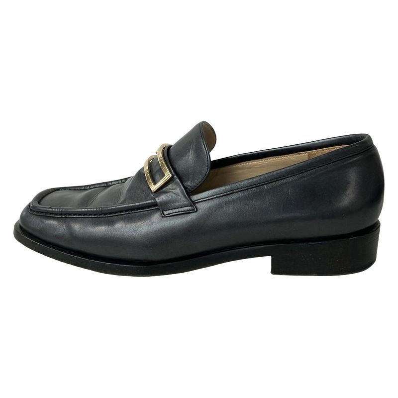Gucci Loafer 37 C Women - Dark Grey Leather
