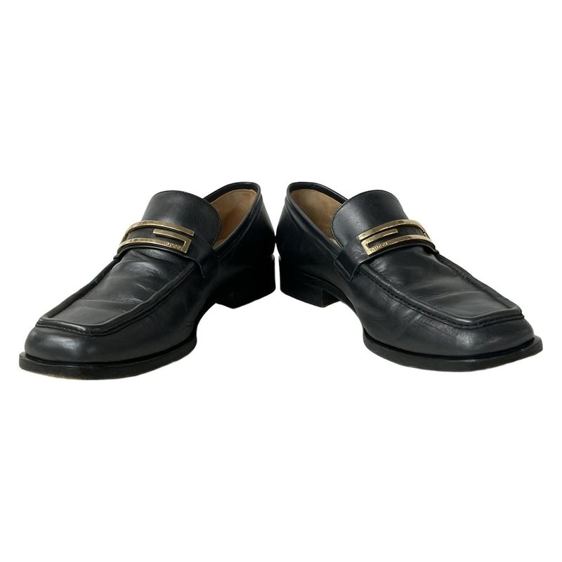 Gucci Loafer 37 C Women - Dark Grey Leather
