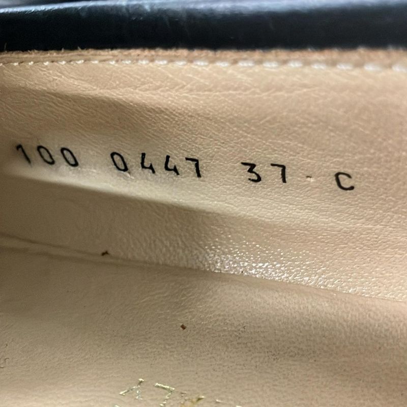 Gucci Loafer 37 C Women - Dark Grey Leather