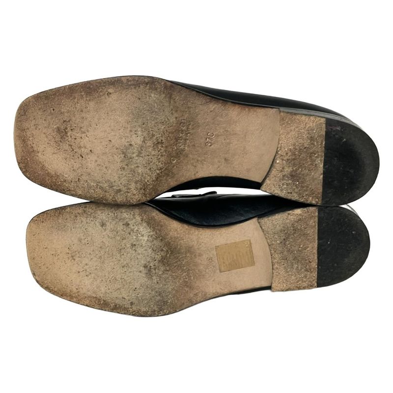 Gucci Loafer 37 C Women - Dark Grey Leather