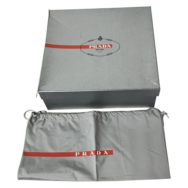 Prada Sport Booties 36 1 2 Women - Black Open Toe Wedge Sole Leather