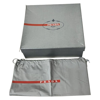 Prada Sport Booties 36 1 2 Women - Black Open Toe Wedge Sole Leather