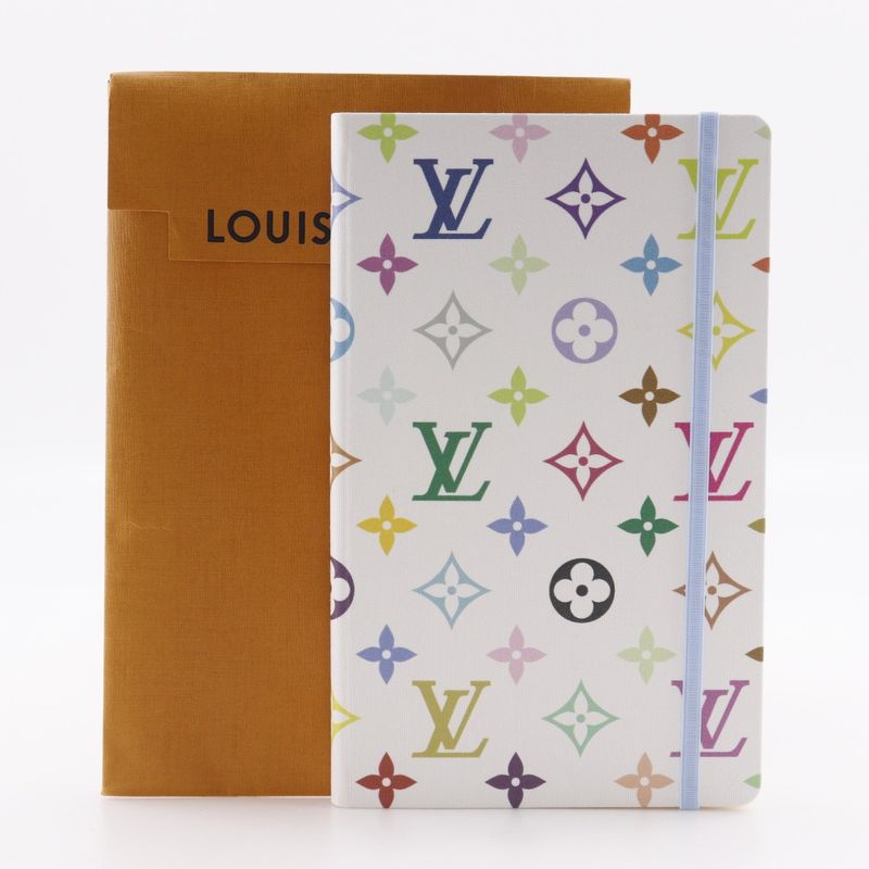 Louis Vuitton Lv×tm Notebook MM Jane Takashi Murakami Paper White Unisex Other