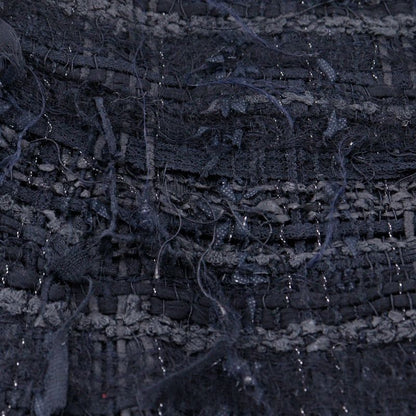 Chanel Tiered 05a P26857v17351 Tweed Black Women's Skirt