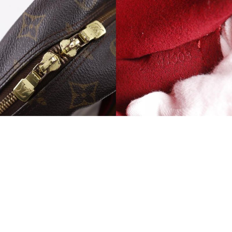 Louis Vuitton Exanterie Cité M51161 Monogram Canvas Brown Vi1003 Women's Handbag