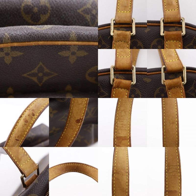 Louis Vuitton Exanterie Cité M51161 Monogram Canvas Brown Vi1003 Women's Handbag