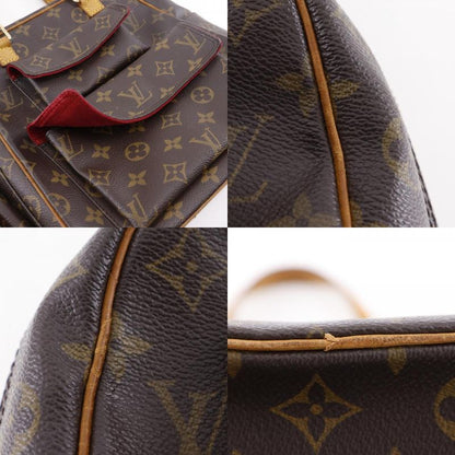 Louis Vuitton Exanterie Cité M51161 Monogram Canvas Brown Vi1003 Women's Handbag