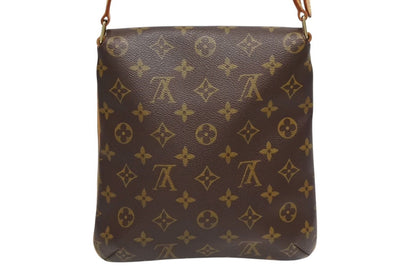 Louis Vuitton Monogram Musette Salsa Shoulder Bag Brown Vachetta Leather Gold — view 2