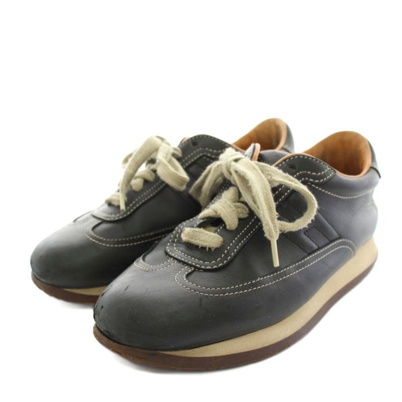 Hermes Quik Cles Za Sneakers Shoes 36 Black Yt D