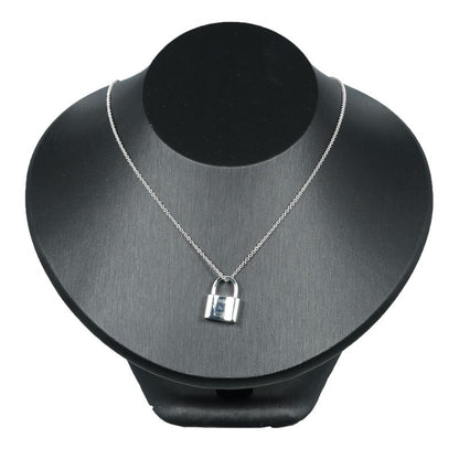 Tiffany & Co 1837 Cadena Lock Silver 925 Women's G Necklace