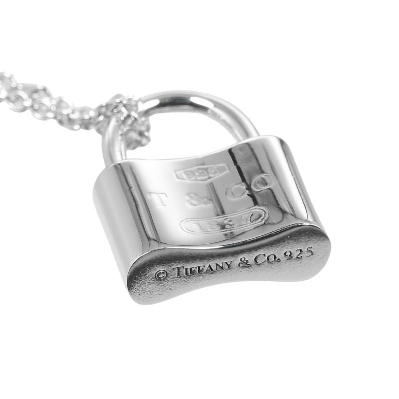 Tiffany & Co 1837 Cadena Lock Silver 925 Women's G Necklace