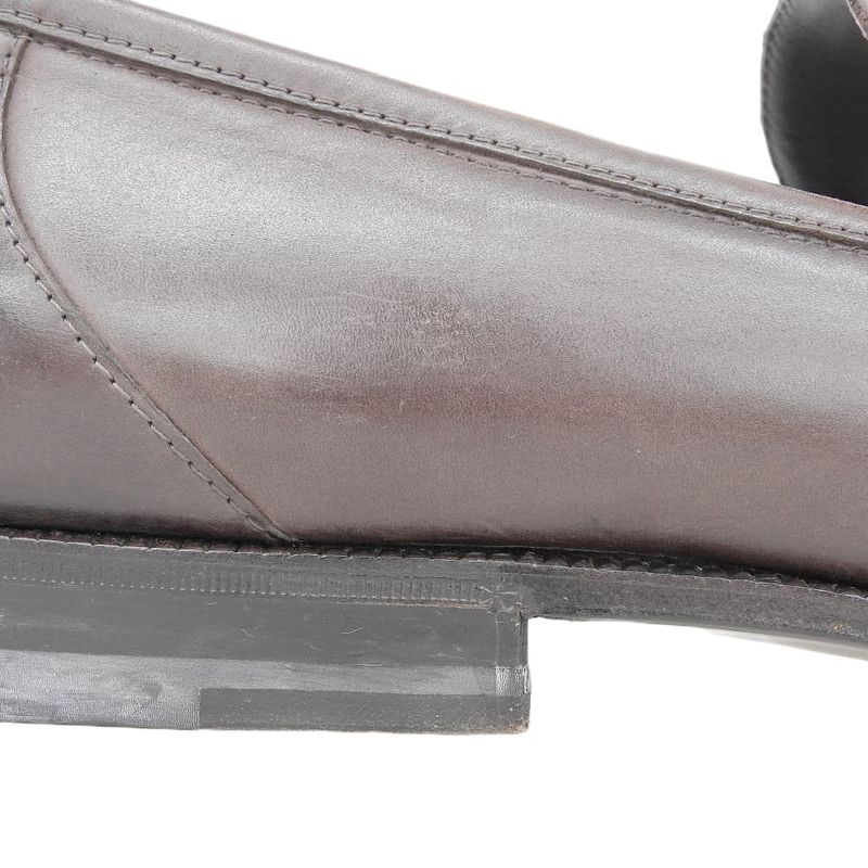 Bottega Veneta Tassel Loafer Shoes Men's Brown 41