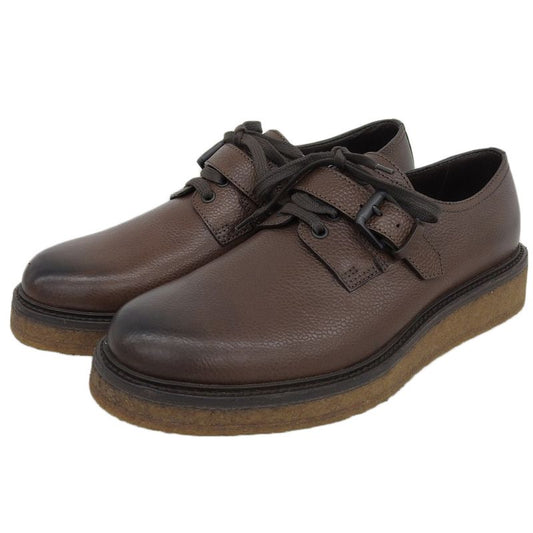 Bottega Veneta Grain Calf Derby Shoes Men's Brown 41