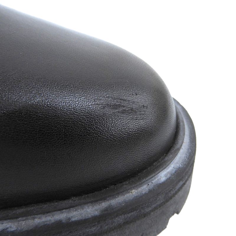 Celine Margaret Chelsea Boots Side Gore Boots Shoes Men's Black 40