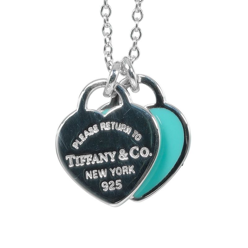 Tiffany & Co Return Toe Tiffany & Co Double Heart Silver 925