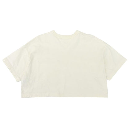 Bottega Veneta V-Stitched Pockets Short Sleeves Cropped Cut and Sewn Top