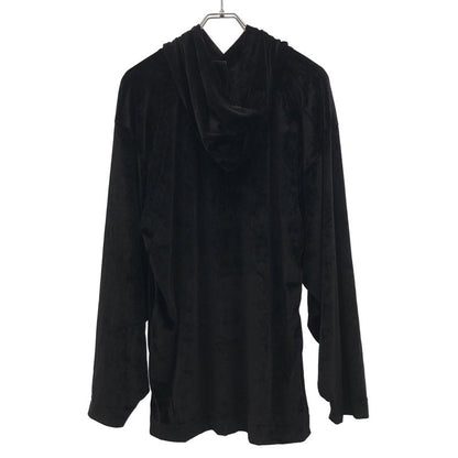 Balenciaga 22aw Velvet Pullover Parka Sl91 720654 Black L