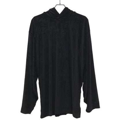 Balenciaga 22aw Velvet Pullover Parka Sl91 720654 Black L