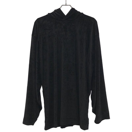 Balenciaga 22aw Velvet Pullover Parka Sl91 720654 Black L
