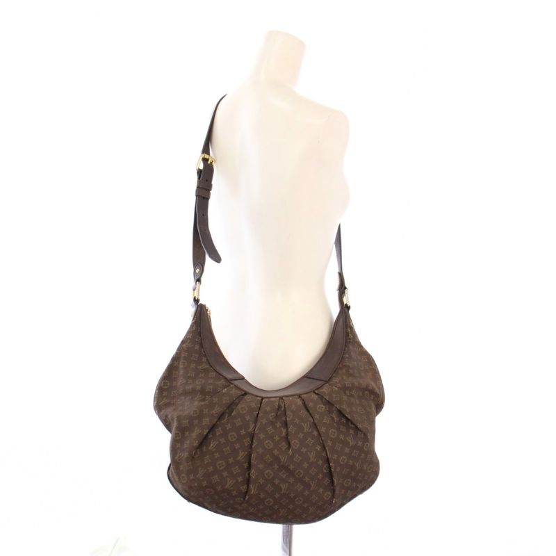 Louis Vuitton Monogram Idylle Rhapsody MM Shoulder Bag Tuck Logo All Over Brown