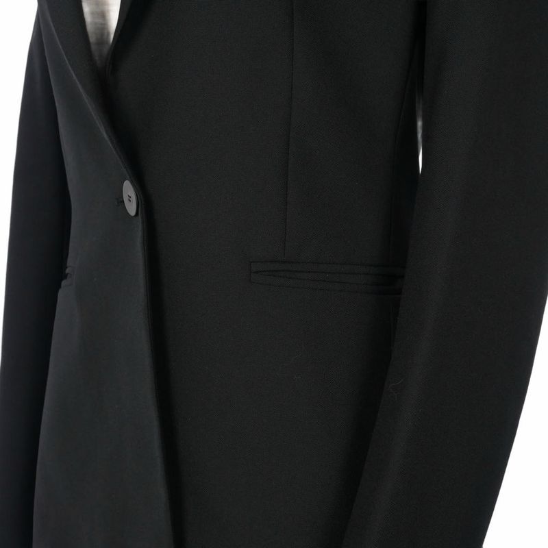 Balenciaga Alexander Wang Period Tailored Jacket Bleather Back Satin Belt 1