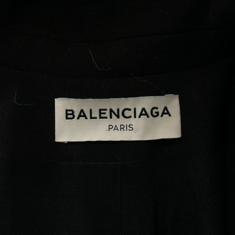 Balenciaga Alexander Wang Period Tailored Jacket Bleather Back Satin Belt 1