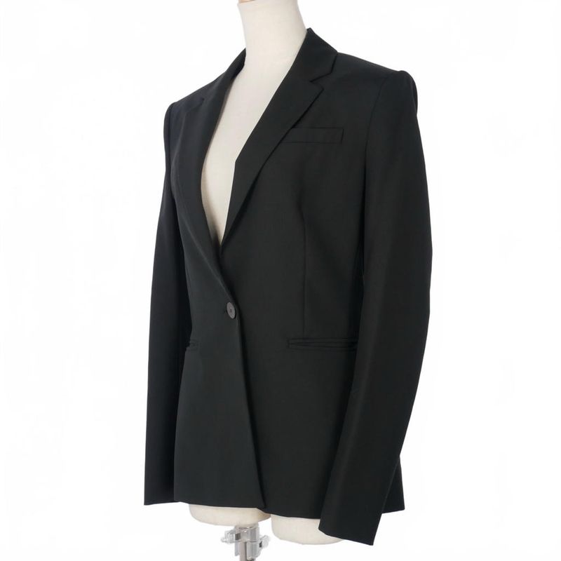 Balenciaga Alexander Wang Period Tailored Jacket Bleather Back Satin Belt 1