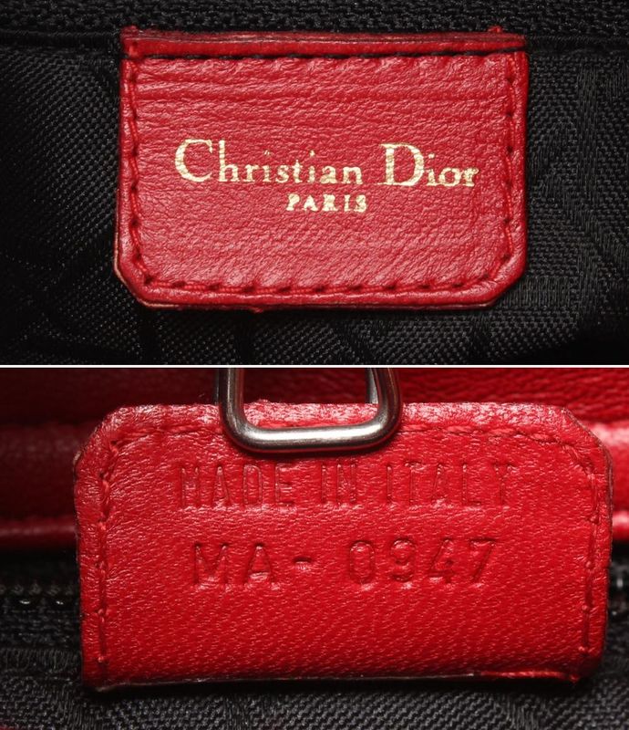 Christian Dior 2way Handbag Shoulder Bag Shoulder Canage Lady Dior Mini Women