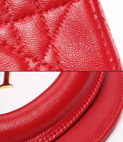 Christian Dior 2way Handbag Shoulder Bag Shoulder Canage Lady Dior Mini Women