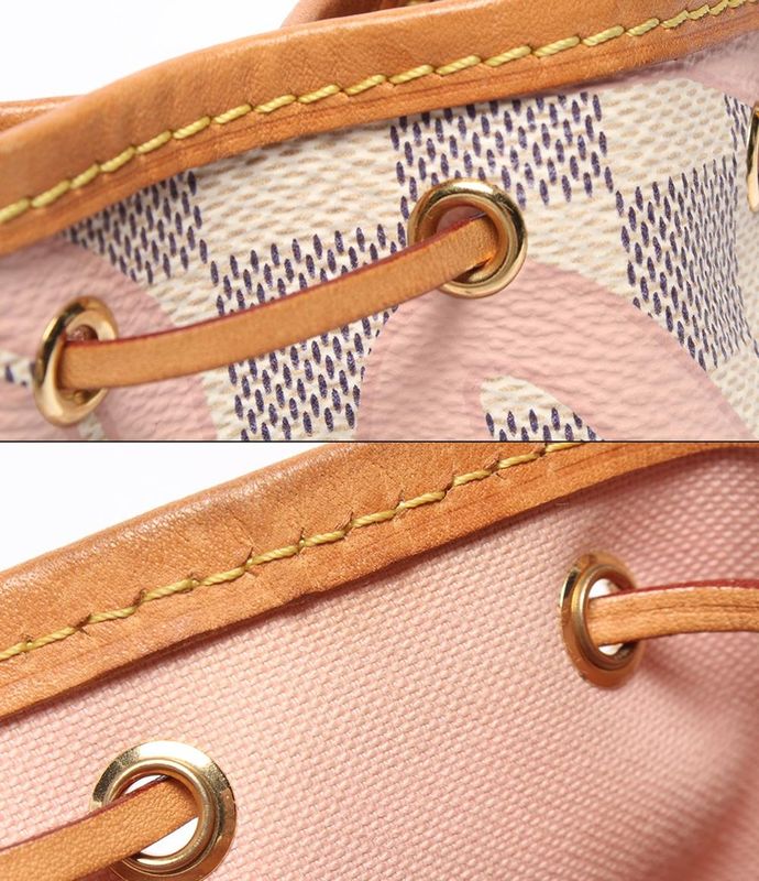 Louis Vuitton Shoulder Bag Crossbody Nano Noe Damier Azure Tahiti N60052 Women