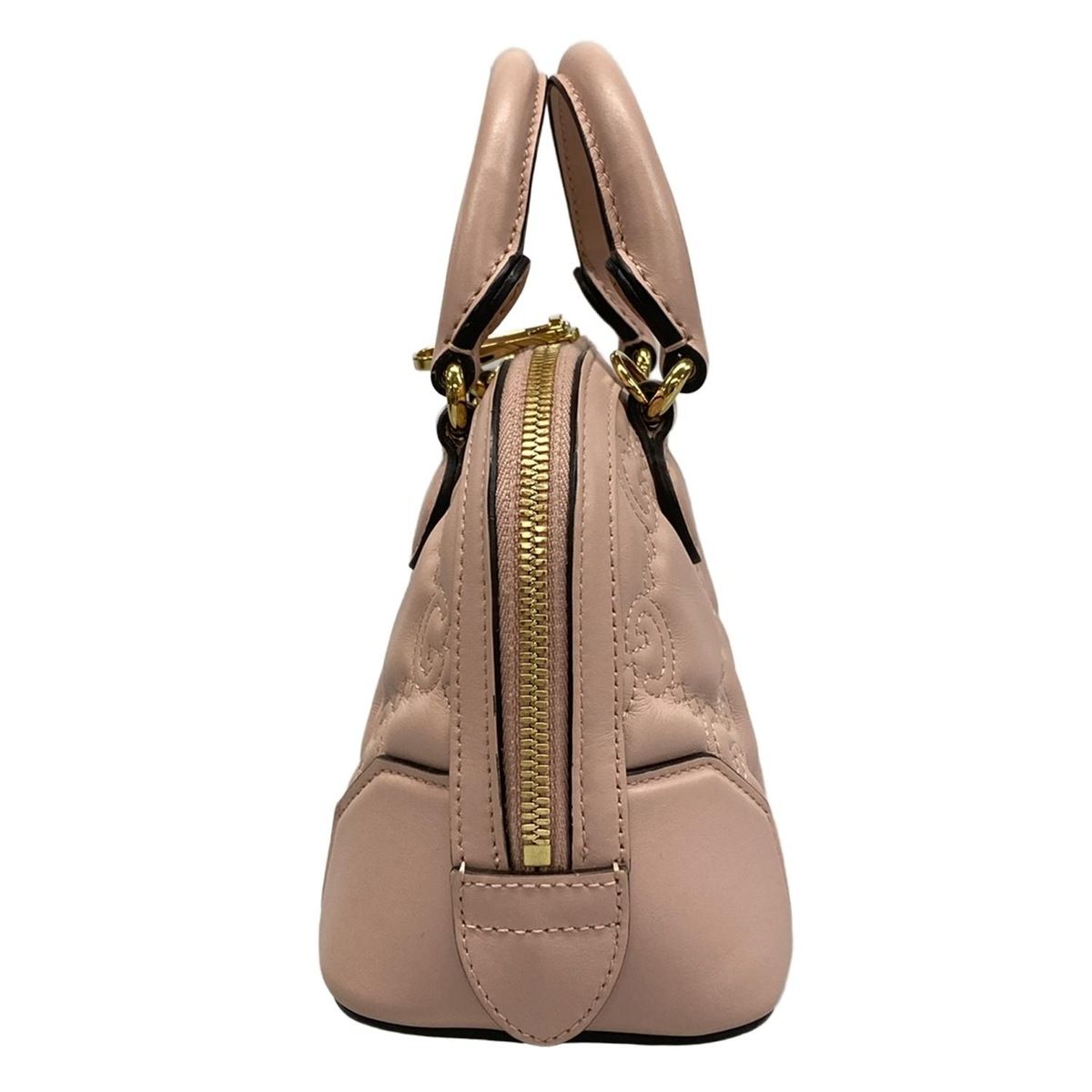 Gucci Handbag Ggmatelasse 727793 Light Pink Leather